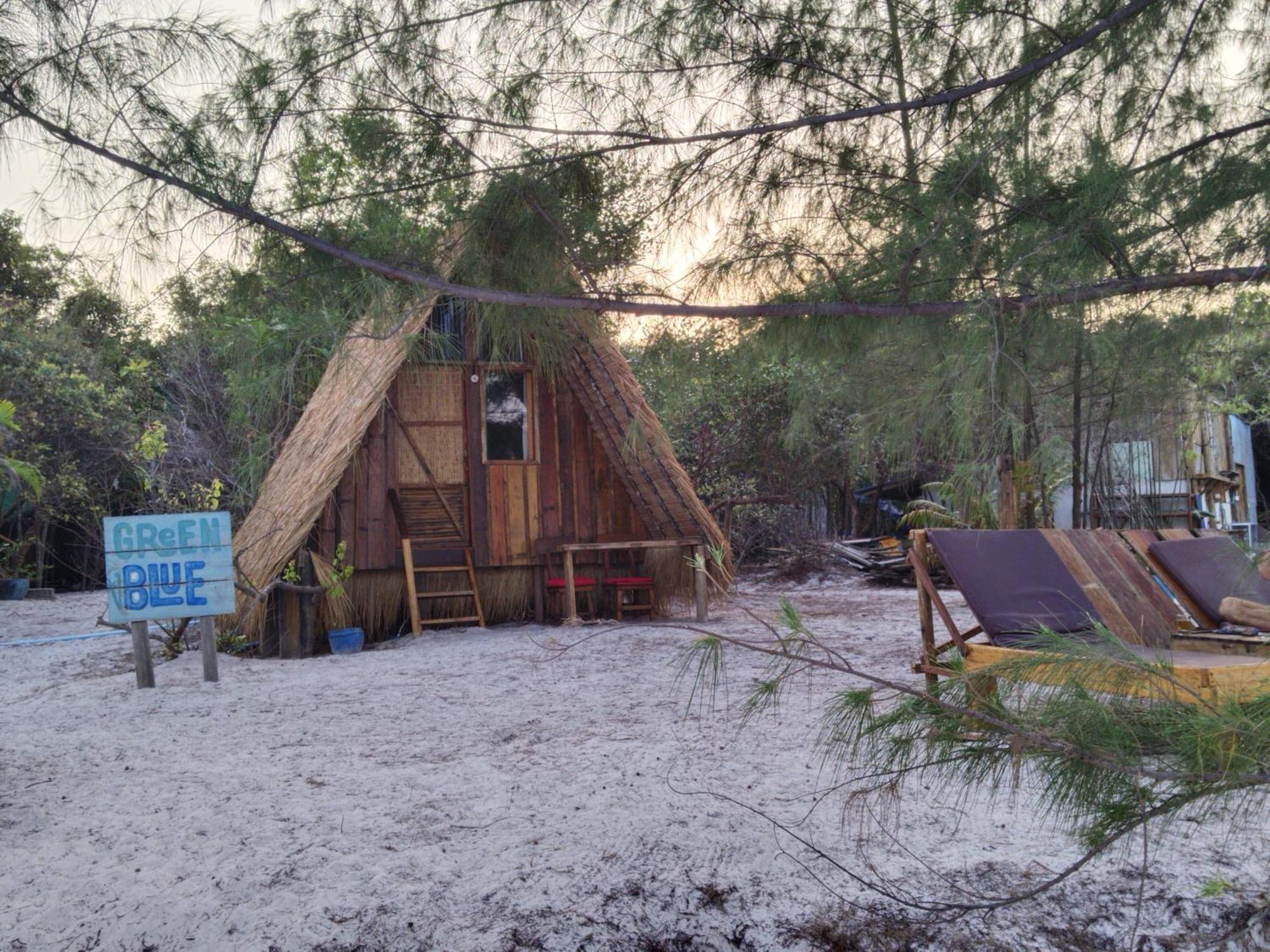 Green Blue Beach Hostel Koh Rong Sanloem Exterior foto